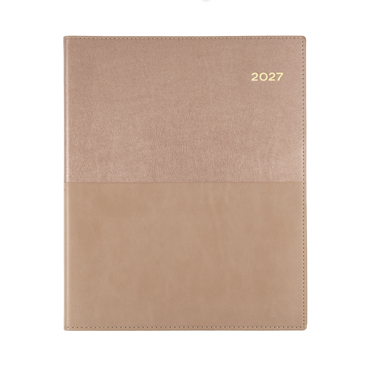 Collins Vanessa 2027 Diary (Quarto, Week to View, Vertical) - Rose Gold - view 2
