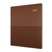 Collins Vanessa 2027 Diary (Quarto, Week to View, Vertical) - Tan