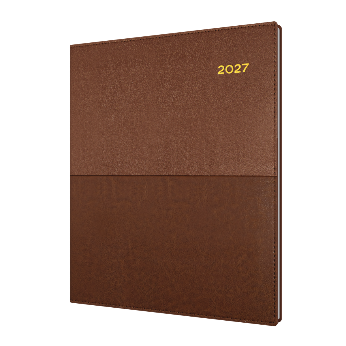Collins Vanessa 2027 Diary (Quarto, Week to View, Vertical) - Tan