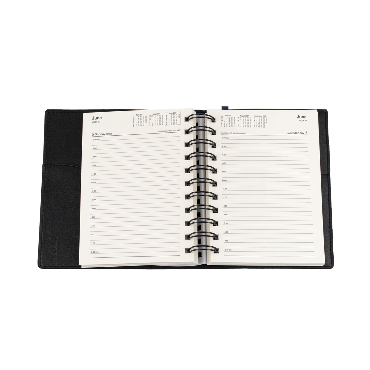 Collins Vanessa 2027 Diary (A6, Day to a Page) - Black - view 4