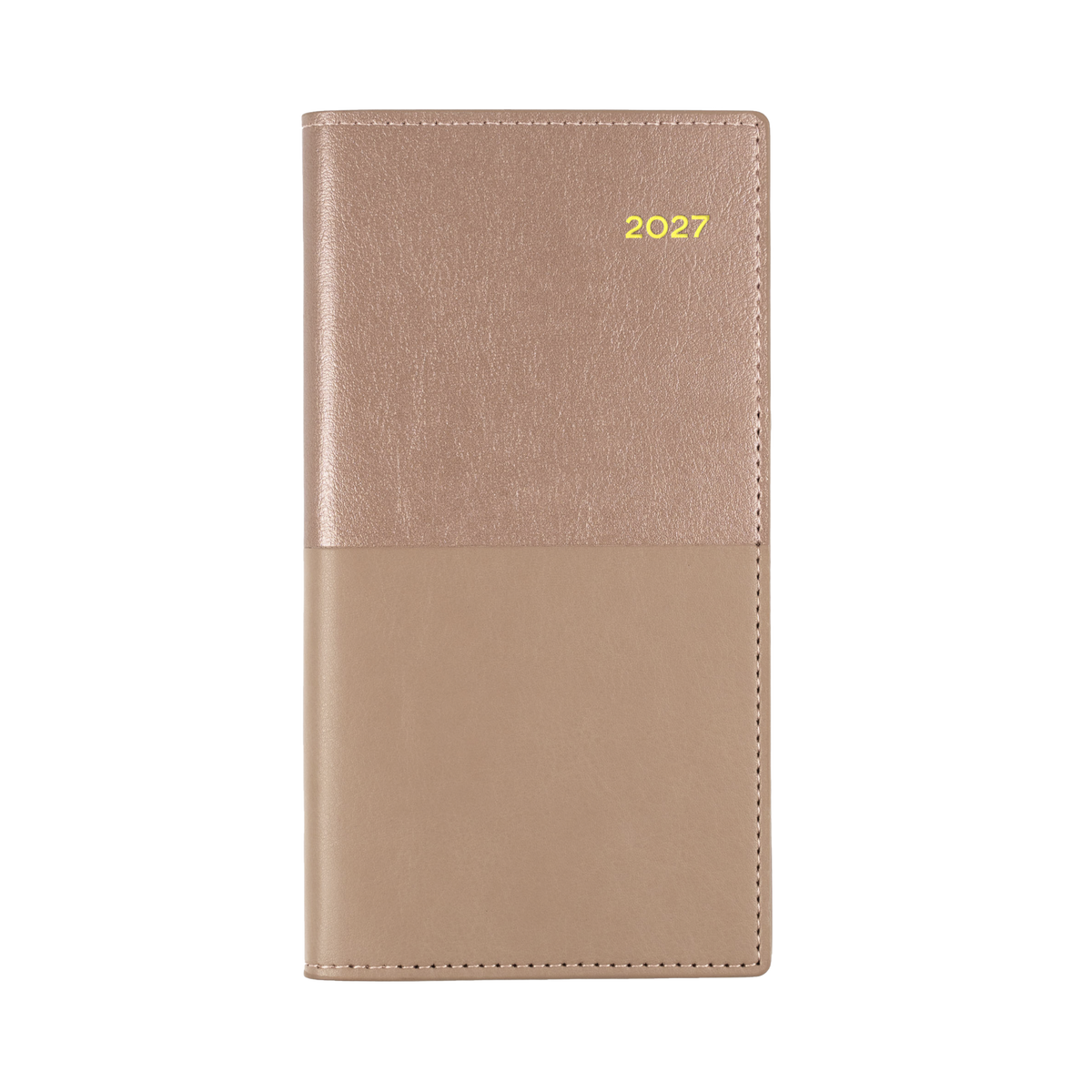 Collins Vanessa 2027 Diary (B6/7, Week to View, Landscape) - Rose Gold - view 2