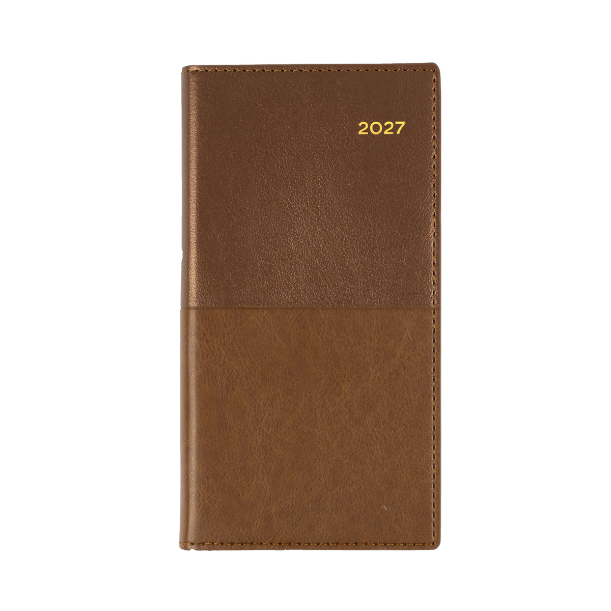 Collins Vanessa 2027 Diary (B6/7, Week to View, Landscape) - Tan - view 2