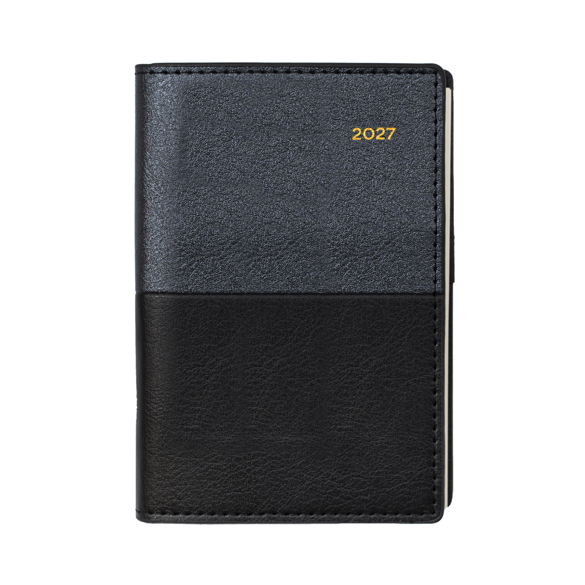 Collins Vanessa 2027 Pocket Diary (B7R, Week to View) - Black - view 2