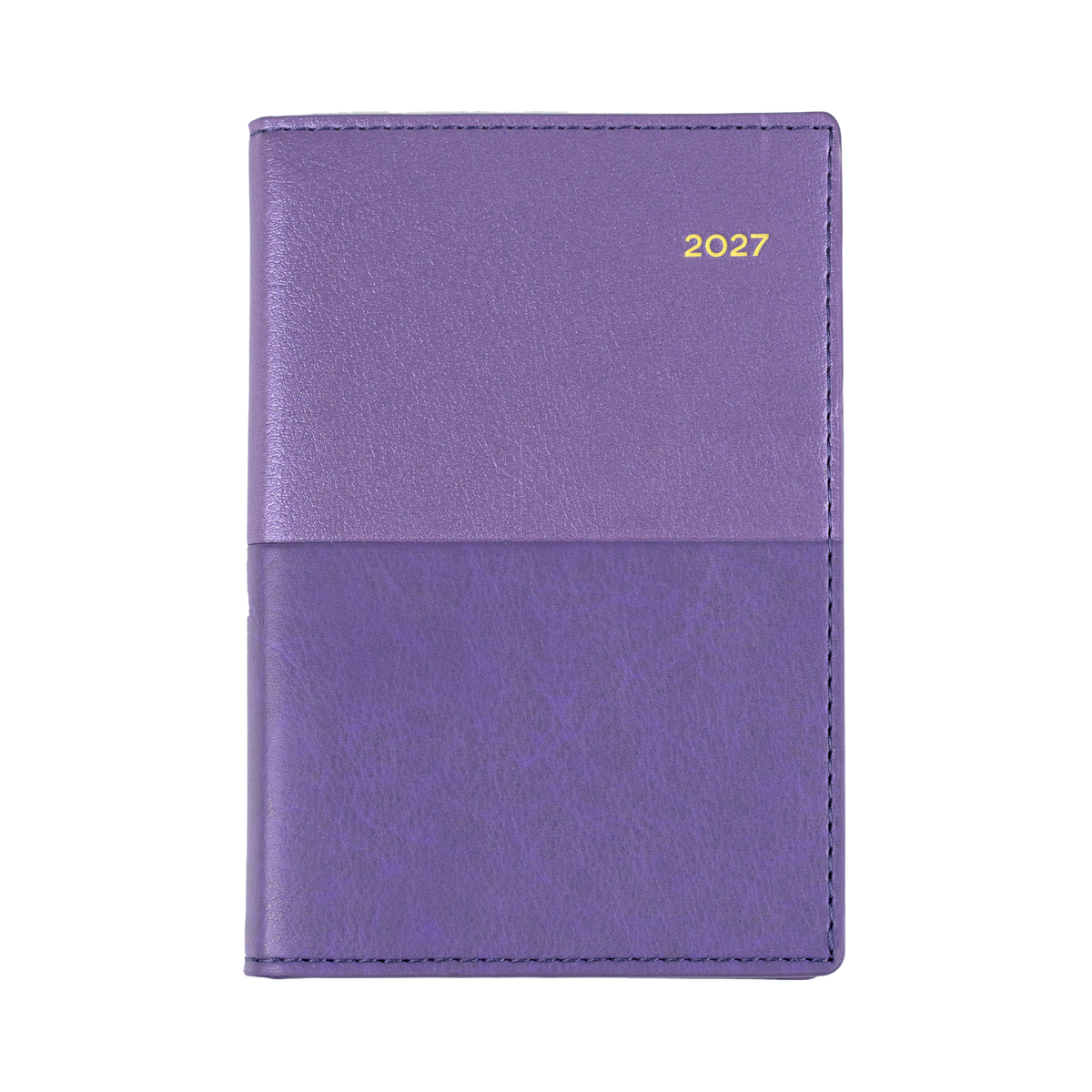 Collins Vanessa 2027 Pocket Diary (B7R, Week to View) - Purple - view 2