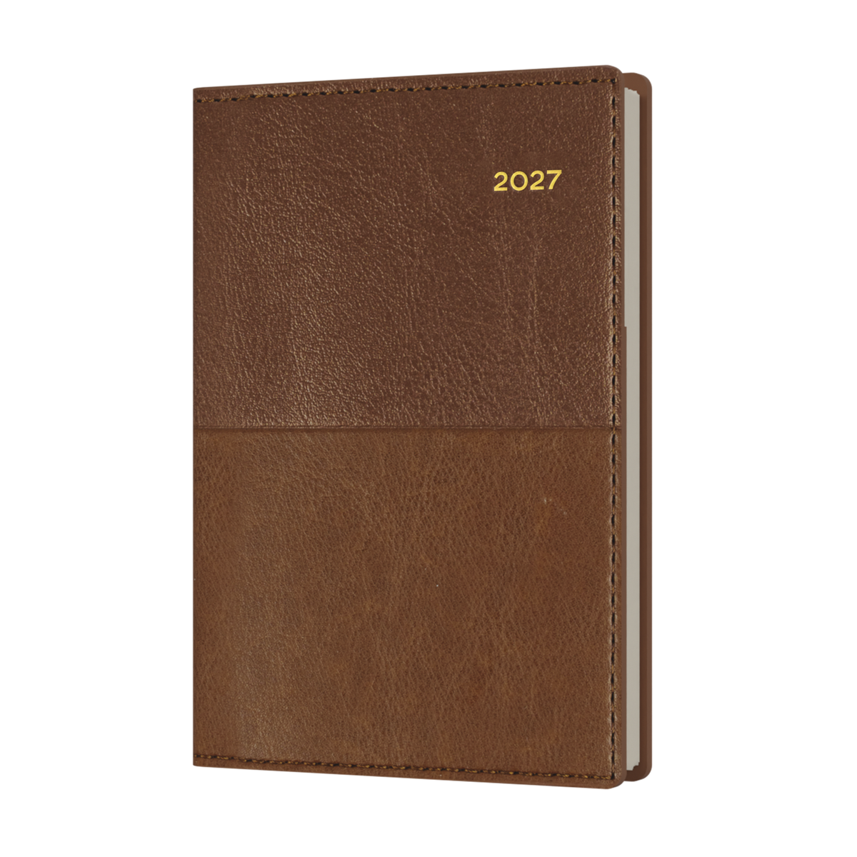 Collins Vanessa 2027 Pocket Diary (B7R, Week to View) - Tan