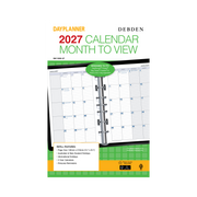 Collins Debden DayPlanner 2027 Desk Diary Refill (216 x 140mm, Month to View, 7-Ring)