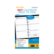 Collins Debden DayPlanner 2027 Personal Diary Refill (172 x 96mm, Week to View, 6-Ring)