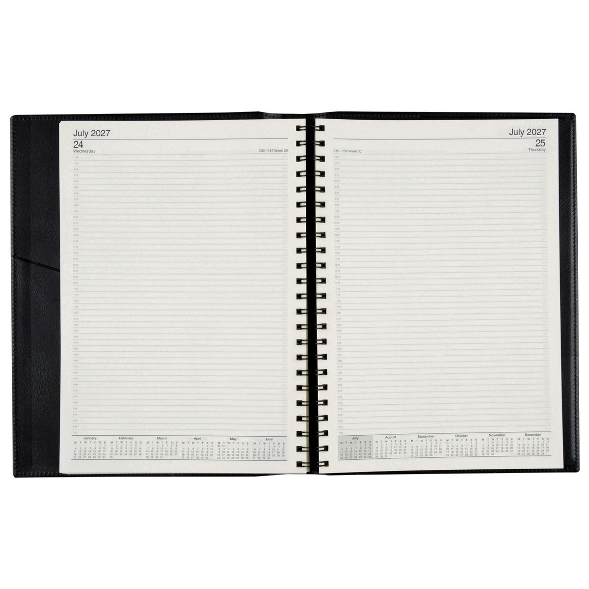 Cumberland Norwich 2027 Diary (A4, Day to a Page) - Black