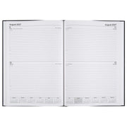 Cumberland Casebound 2027 Diary (A5, 2 Days to a Page) - Black