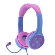 Moki ChatZone Headphones with Boom Mic - Pink and Purple