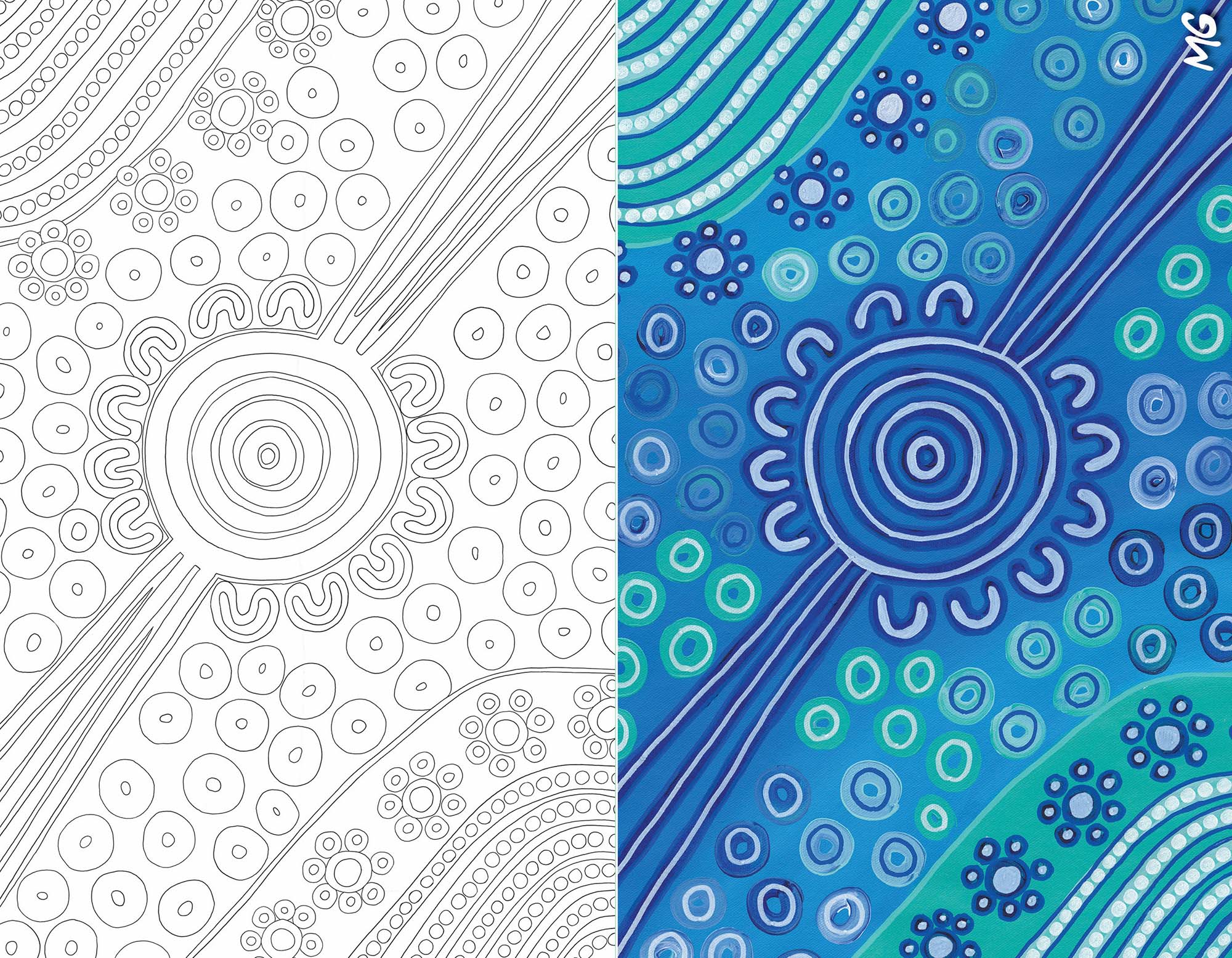 Colour-Your-Own Greeting Cards - Beautiful Spirit — inside page 1