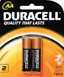 Duracell Alkaline AA Batteries (Pack of 2)