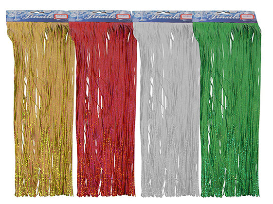 Tinsel Christmas 50CM Laser Lametta 4 Assorted