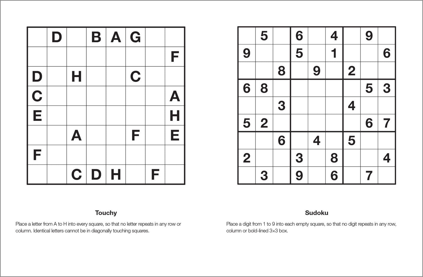 Large Print Bumper Puzzle Book - Brain Training (blue banner) — inside page 7