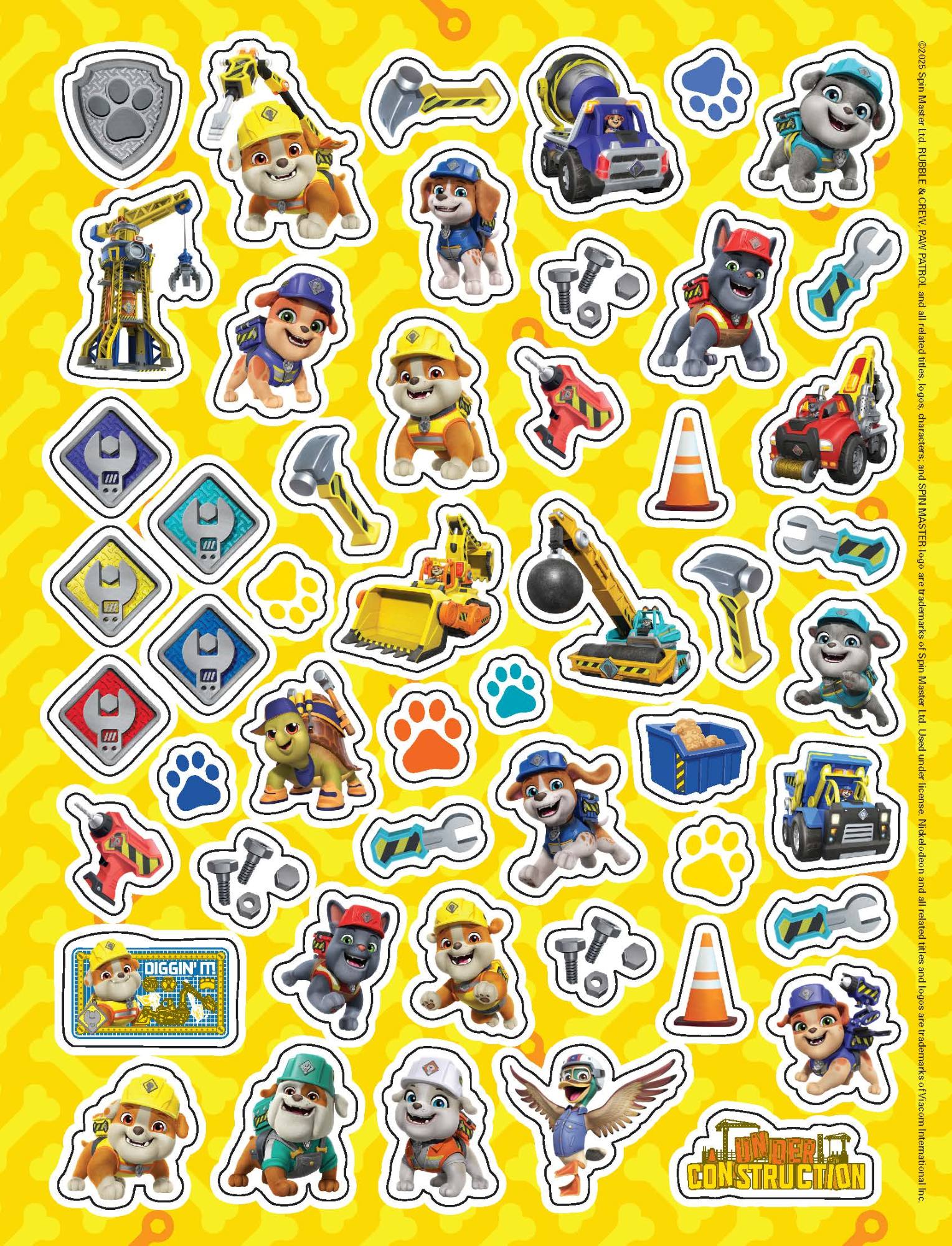 PAW Patrol Rubble & Crew - Activity Kit — inside page 2