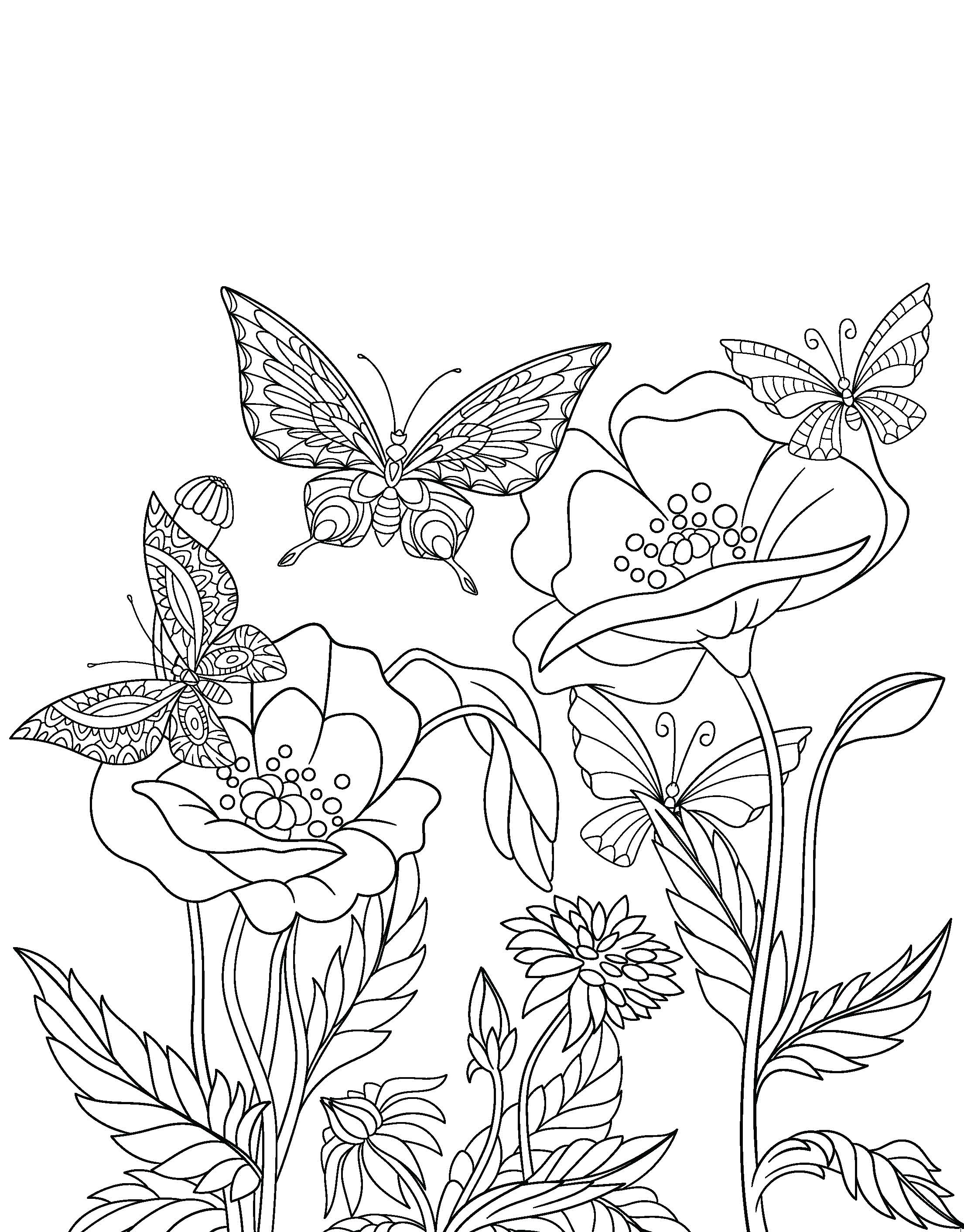 Mindful Poster Art - Beautiful Butterflies — inside page 1