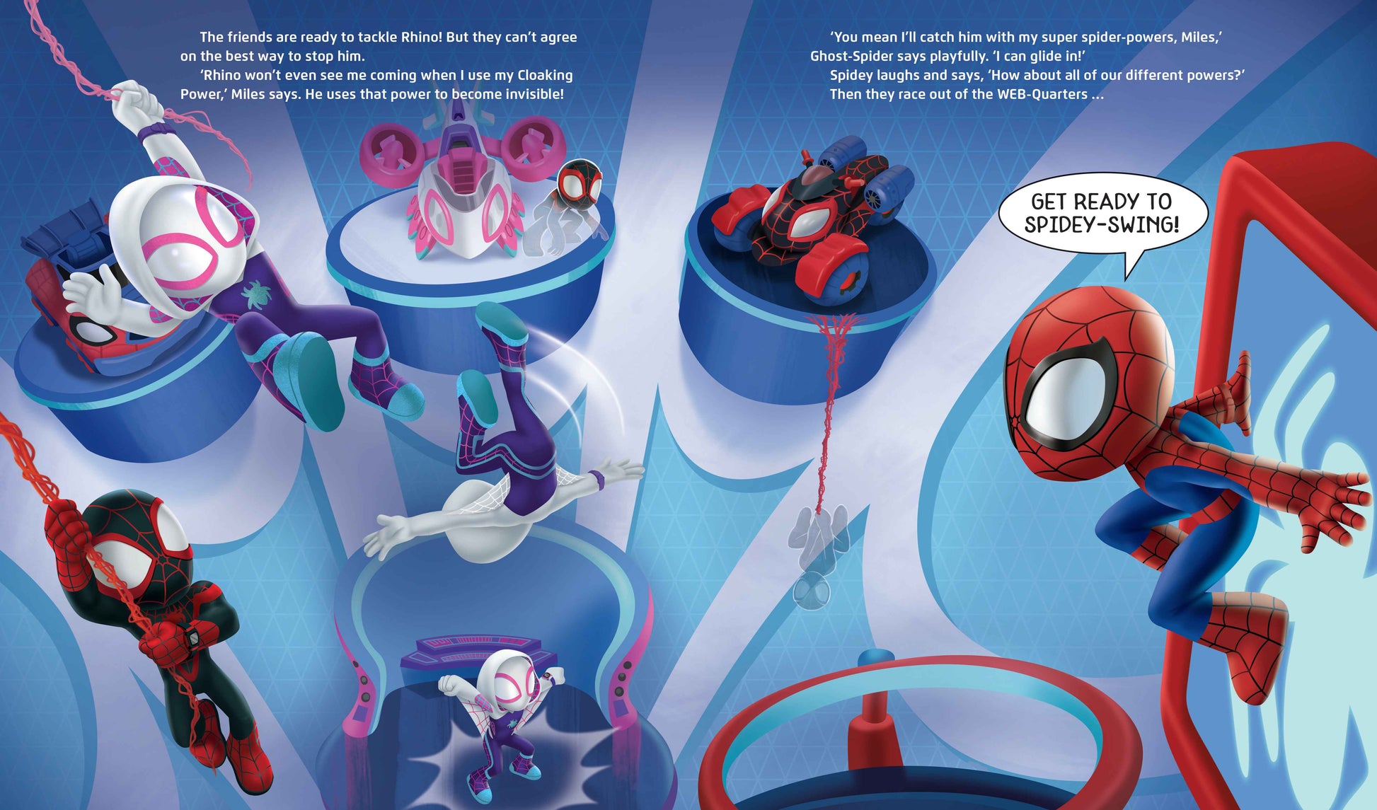 Spidey and His Amazing Friends - Storybook with Bag Tag - Spidey — inside page 1
