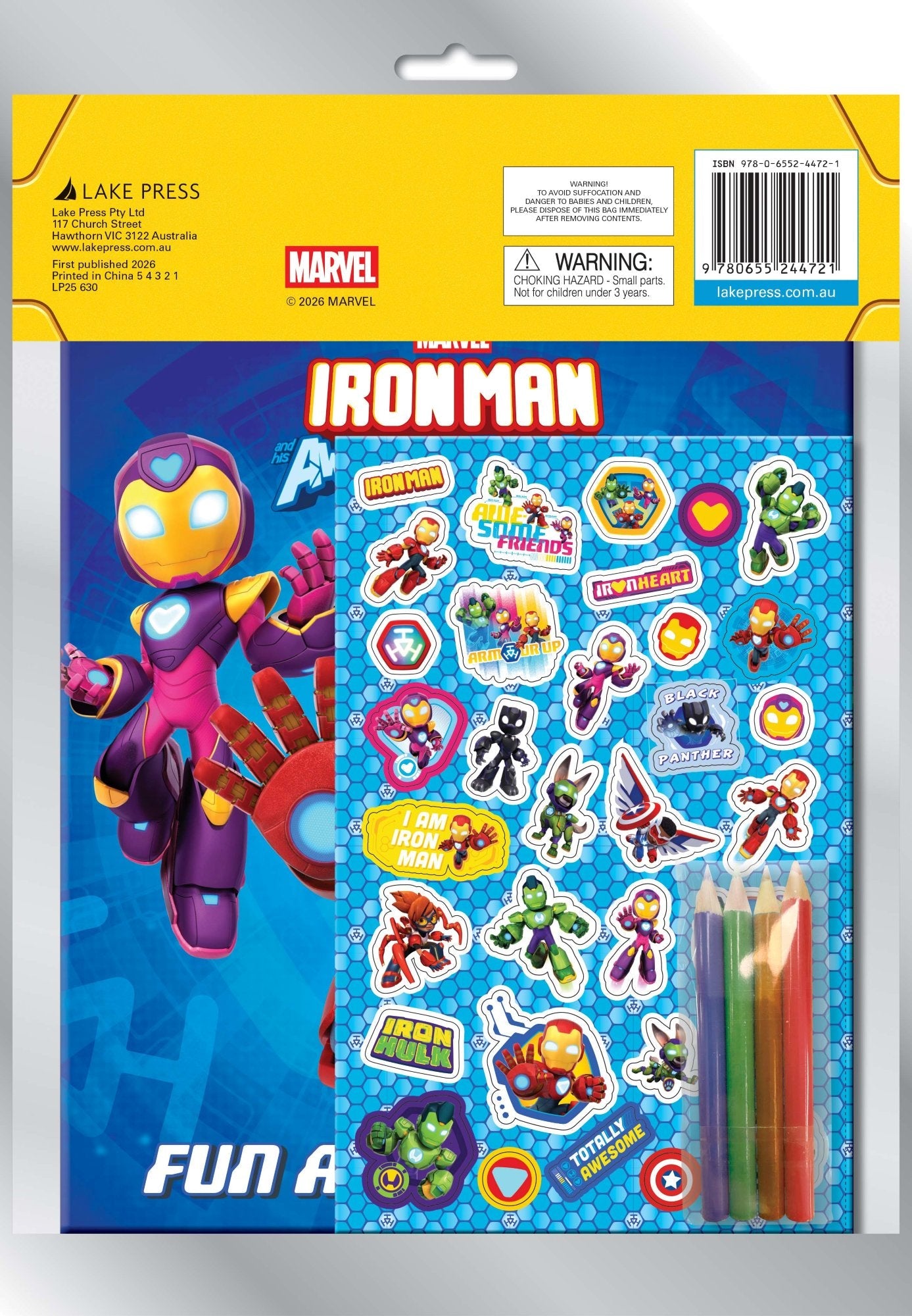 Iron Man and His Awesome Friends - Activity Fun Pack — inside page 1