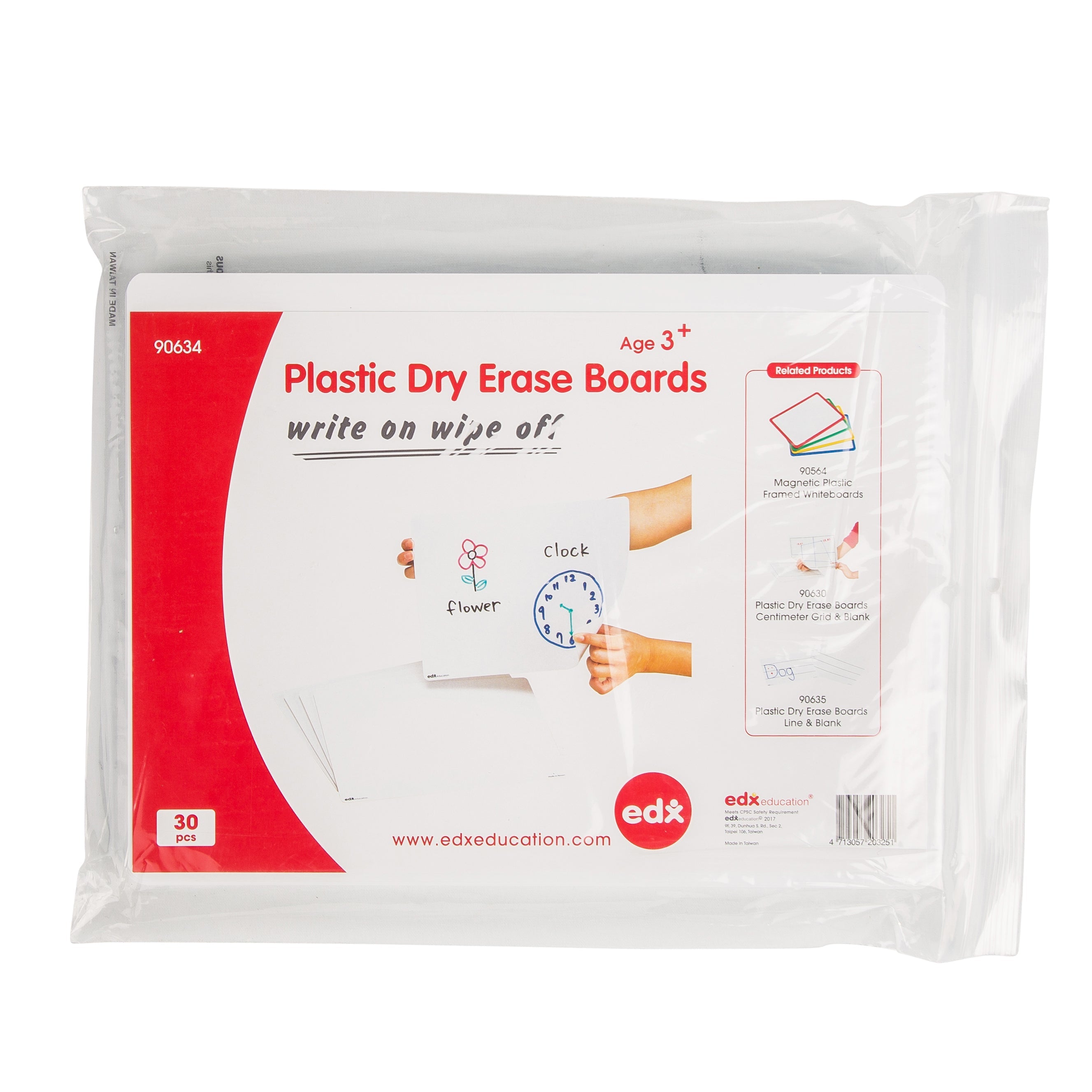 Double-Sided Dry-Erase Blank Boards - Set of 30