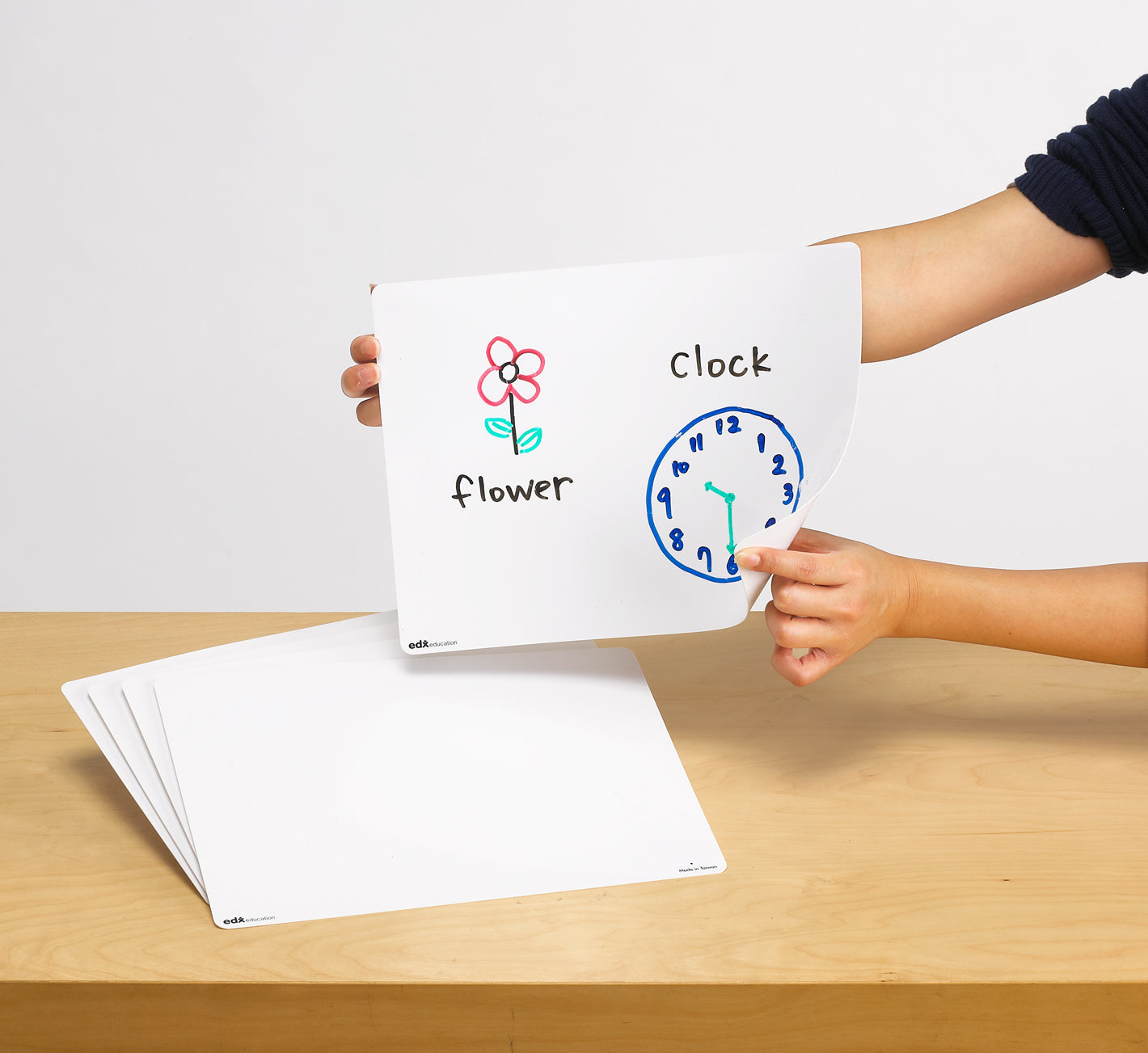 Double-Sided Dry-Erase Blank Boards - Set of 30