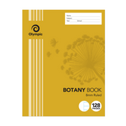 Olympic Botany Book: Feint Ruled 8mm - 128 Page