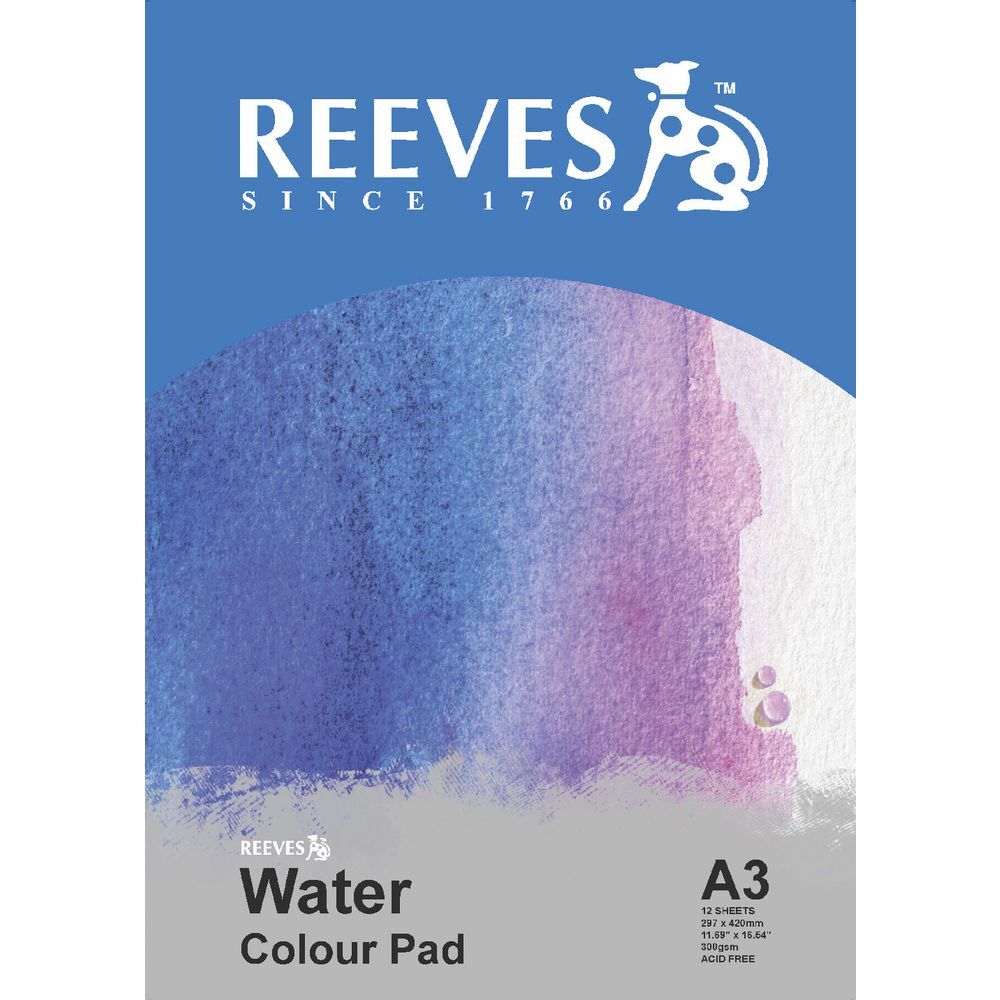 Water Colour Paper A3 - 12 Sheets: Rough Surface