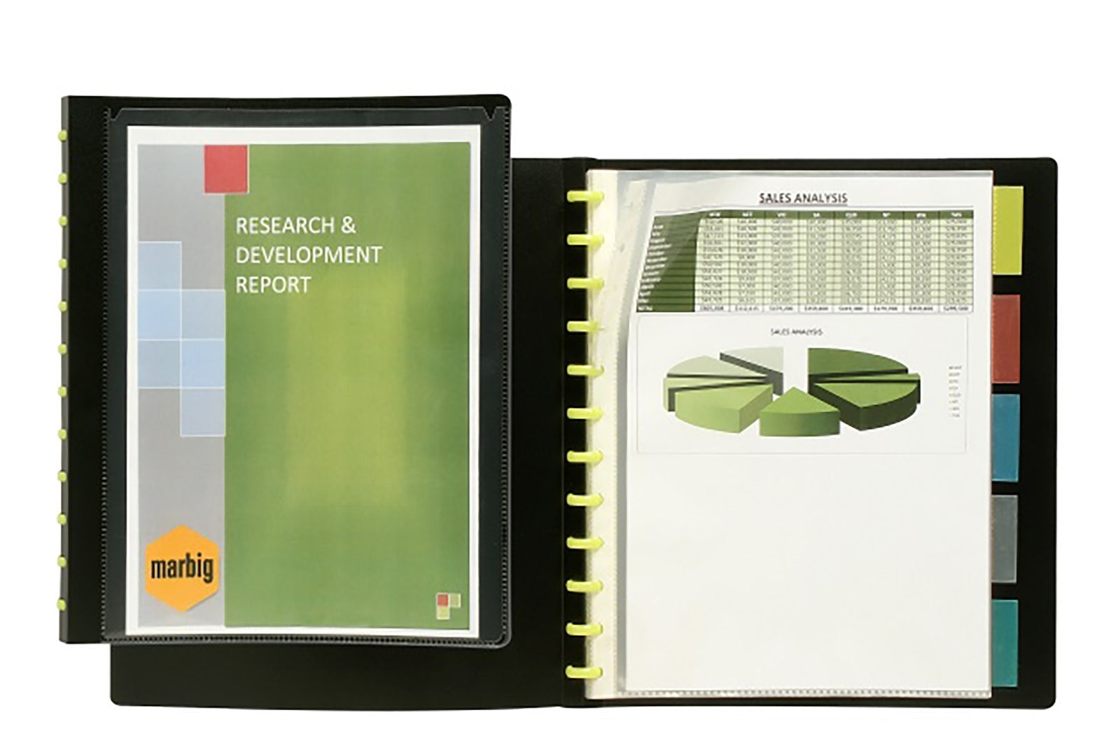 Kwik Zip Insert Cover Display Book - Refillable With Dividers