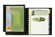 Kwik Zip Insert Cover Display Book - Refillable With Dividers