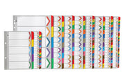 Marbig 1-20 Tab Coloured Plastic Dividers