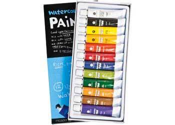 Micador Watercolour Paint - 12x 12ml