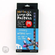 Micador Large Oil Pastels - Metallic