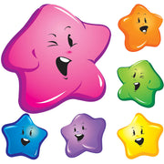 Avery Merit and Reward Stickers: Star Face Metallic - 30mm (Roll of 50)