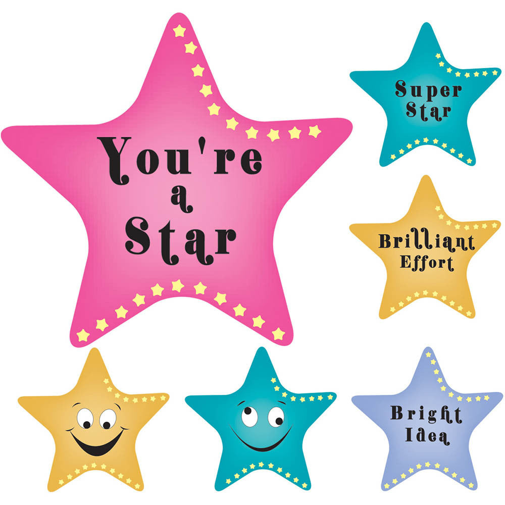 Avery Merit and Reward Stickers: Super Star - 30mm (Roll of 100)
