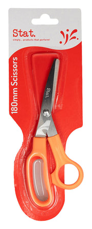 Stat Scissors - 180mm: Orange Grip
