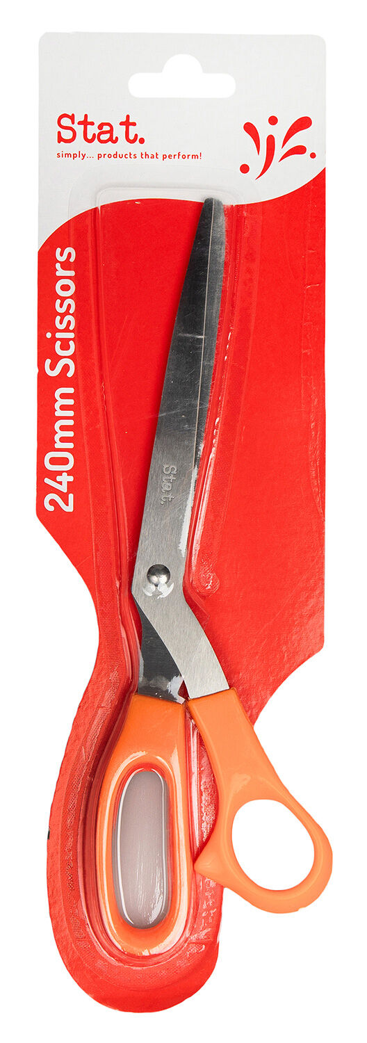 Stat Scissors - 240mm: Orange Grip