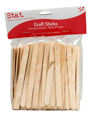 Stat Popsticks - Wooden Plain (Pack of 150)