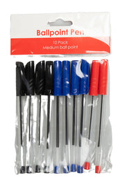 GNS Pen Basic - 1.0mm Ballpoint: Assorted (Pack of 10)