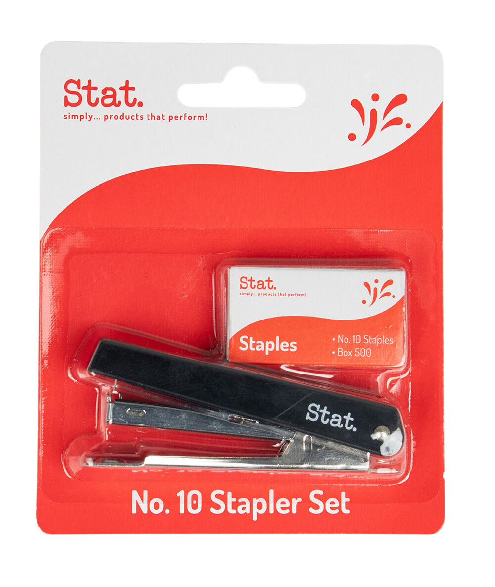 Stat Stapler - No 10 With Staples