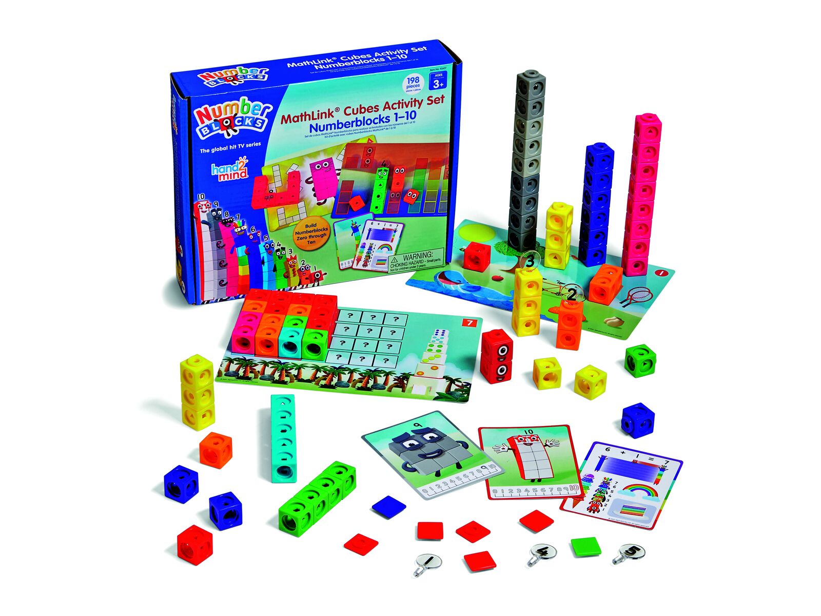 MathLink® Cubes Numberblocks®  1–10 Activity Set.