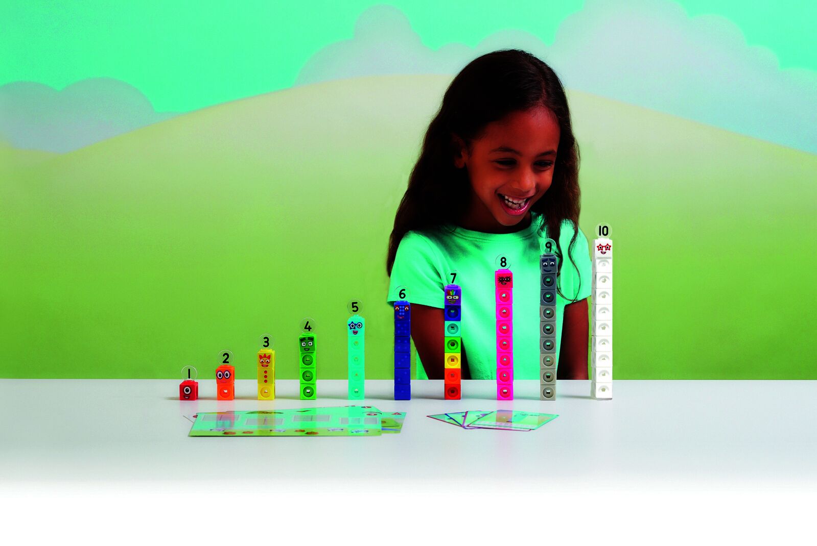 MathLink® Cubes Numberblocks®  1–10 Activity Set.