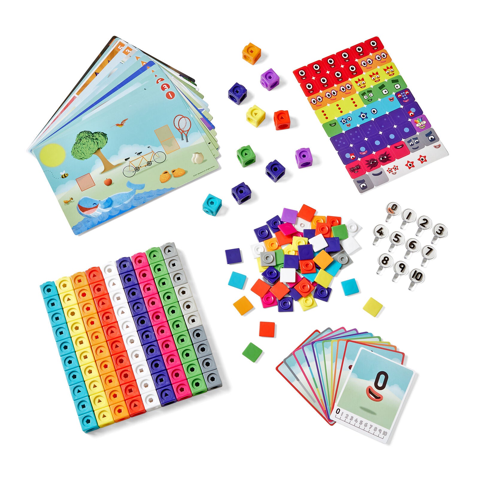 MathLink® Cubes Numberblocks®  1–10 Activity Set.