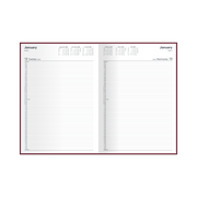 Collins 2027 Appointment Diary (A4, Day to a Page, 15-Minute Appointments) - Burgundy