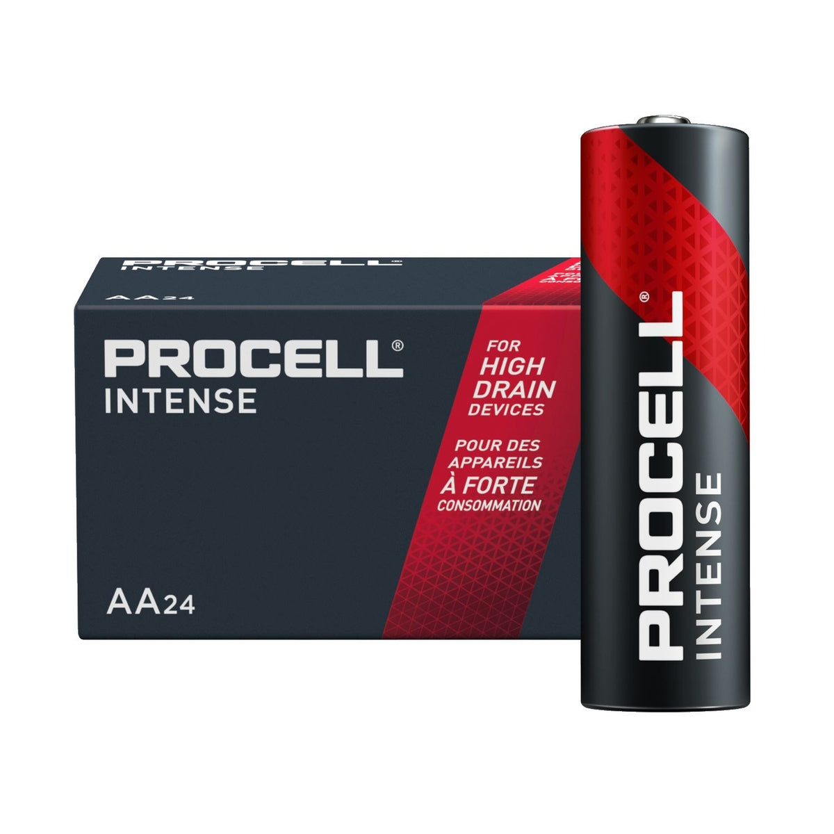 Procell Intense AA Alkaline Batteries (Box of 24)