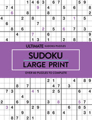 Large Print Puzzle Book - Sudoku