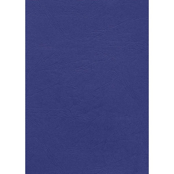 Leathergrain Binding Covers A4 350gsm - Blue (Pack of 100)