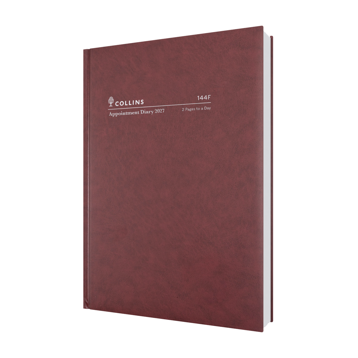 Collins 2027 Appointment Diary (A4, Day to a Page) - Burgundy