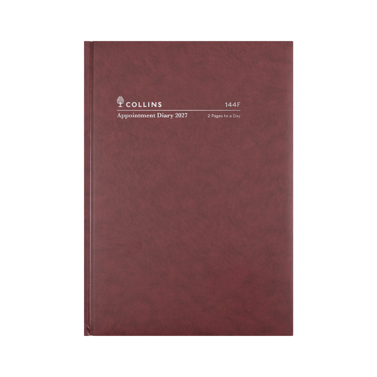 Collins 2027 Appointment Diary (A4, Day to a Page) - Burgundy - view 2