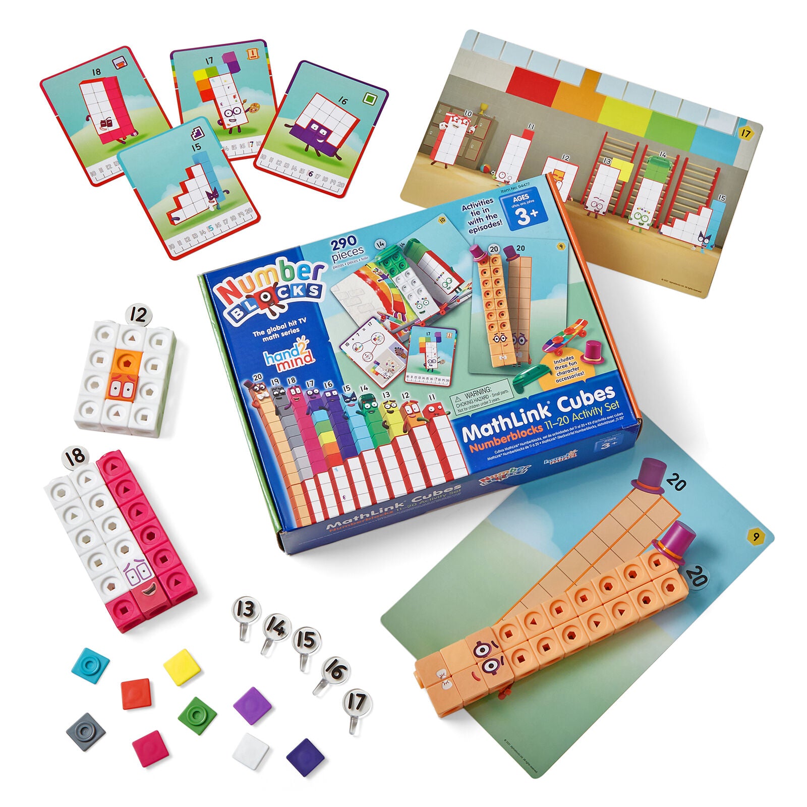 MathLink® Cubes Numberblocks® 11-20 Activity Set