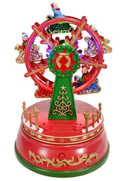 Musical Christmas 18X13X13CM Spinning Ferris Wheel Batteries Required