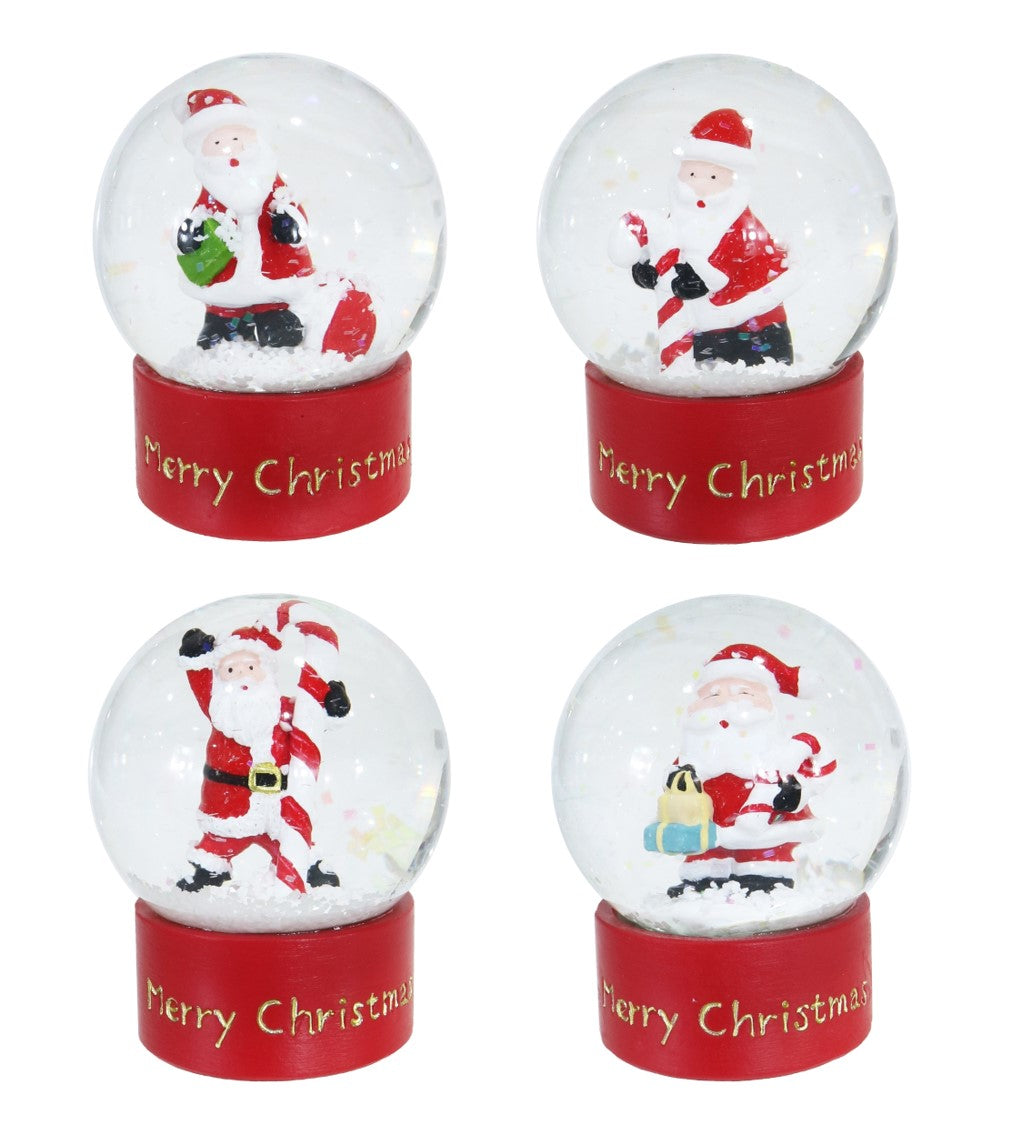 Snowglobe Christmas 4.5CM Santa